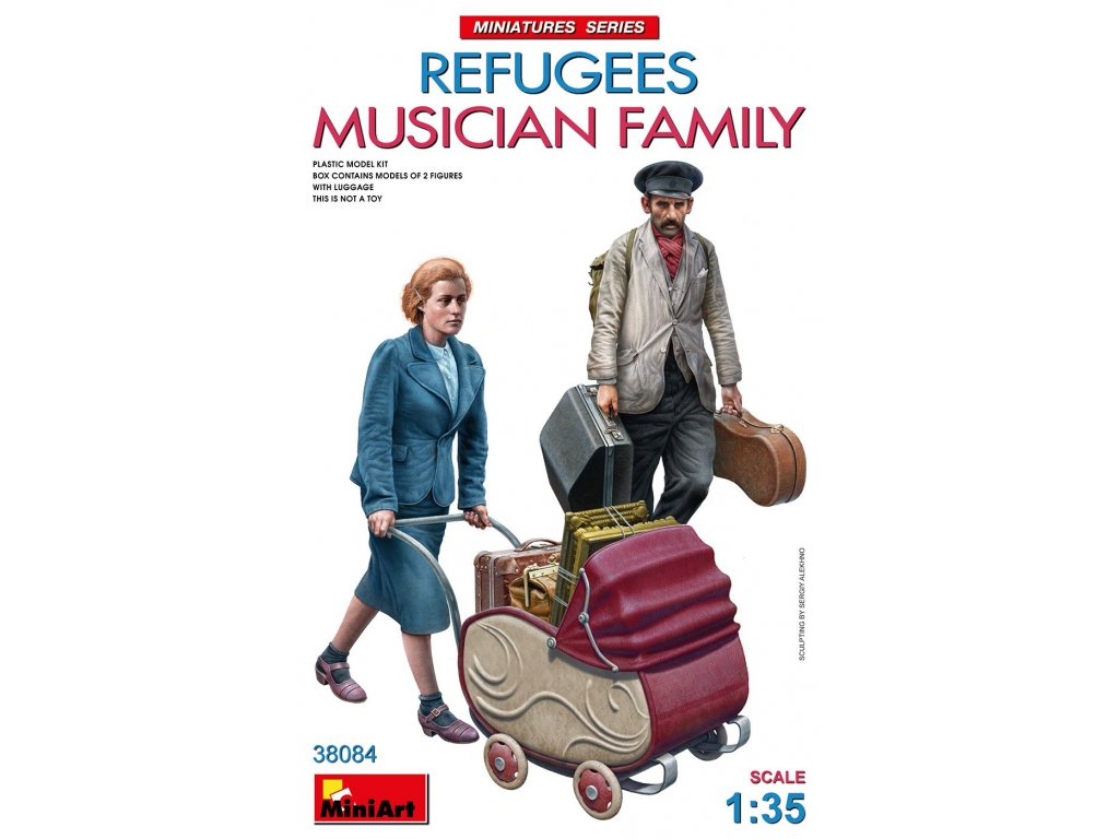 MINIART 1/35 Refugees Musician Family