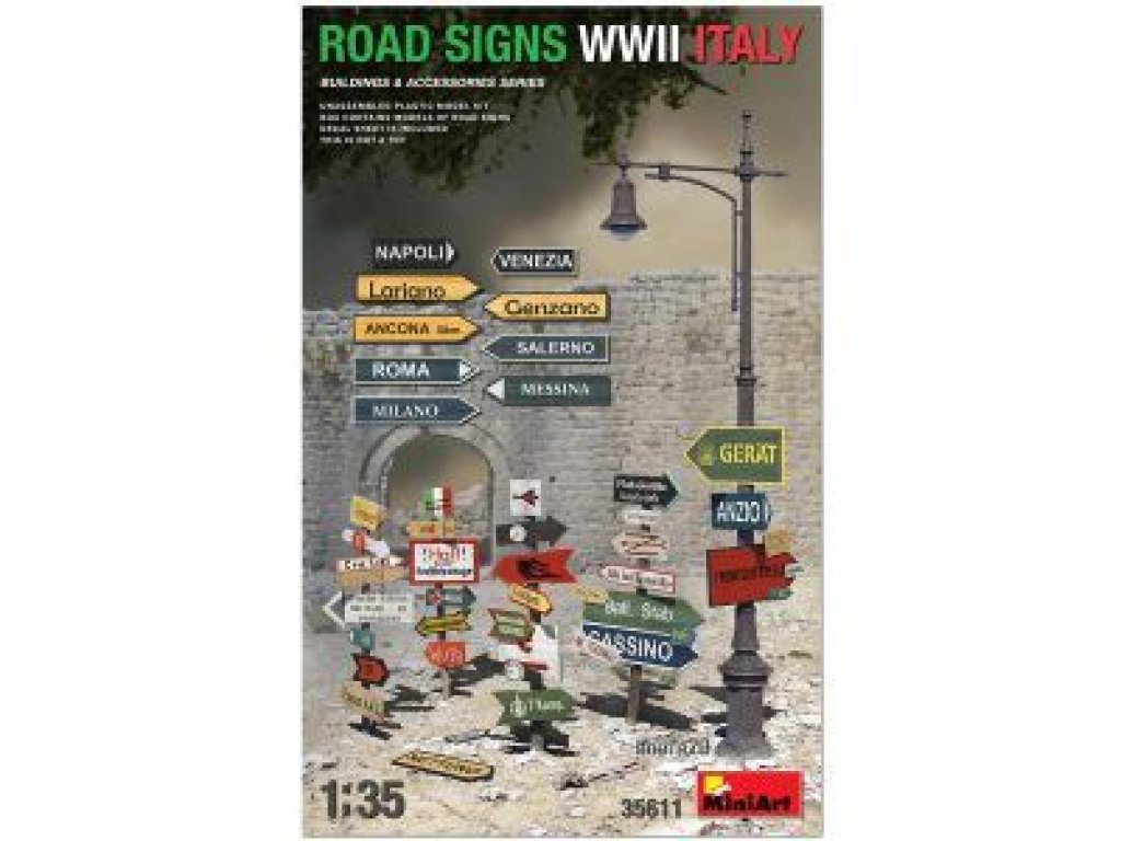 MINIART 1/35 Road Signs WWII Italy