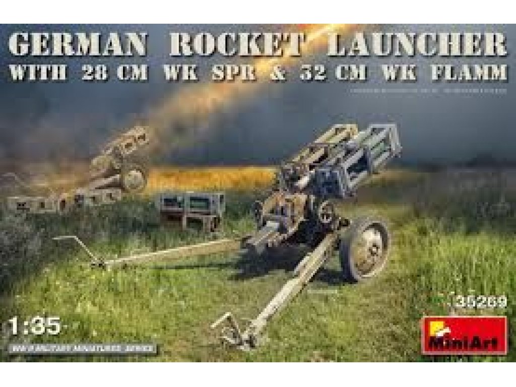 MINIART 1/35 Rocket Launcher with 28 cm WK