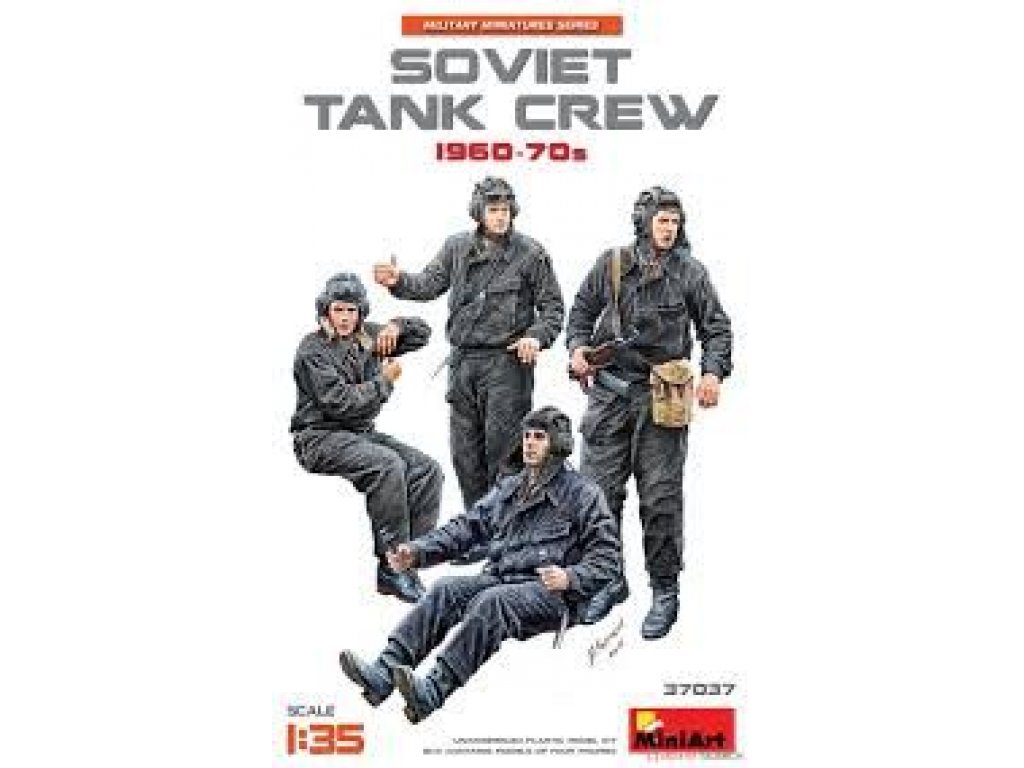 MINIART 1/35 Soviet tank crew 1960-70s