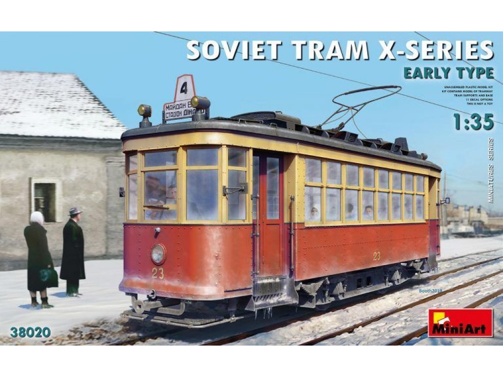 MINIART 1/35 Soviet Tram X series Early Type