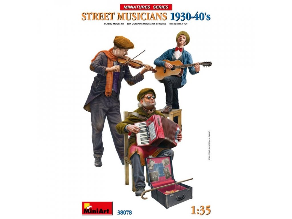 MINIART 1/35 Street Musicians 1930-40's