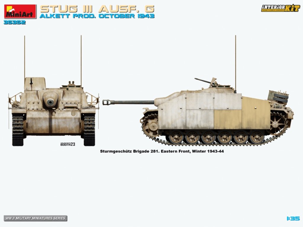 MINIART 1/35 StuG III Ausf. G Alkett Prod. October 1943 Interior Kit