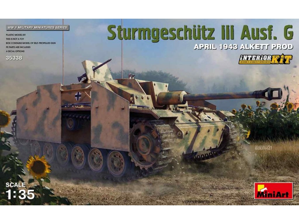 MINIART 1/35 Sturmgeschutz III Ausf. G April 1943 Alkett Prod. Interior Kit