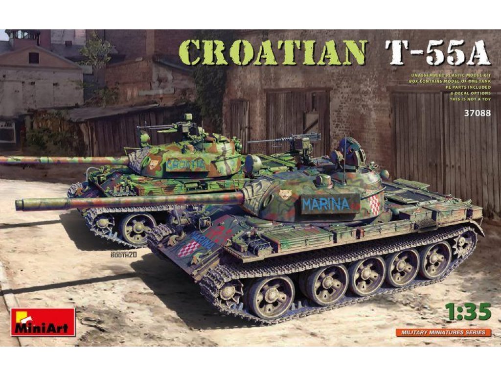 MINIART 1/35 T-55A Croatian