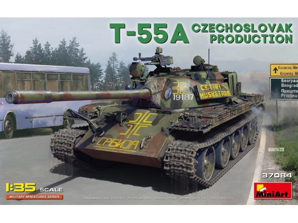 MINIART 1/35 T-55A Czechoslovak Production