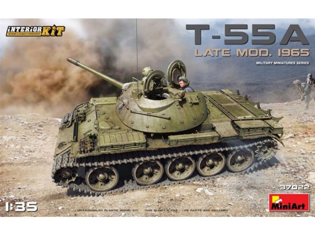 MINIART 1/35 T-55A Late Mod. 1965 w/ Interior Kit