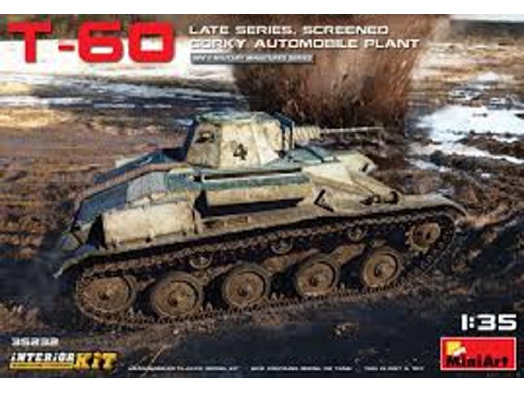 MINIART 1/35 T-60 Late ser Screed w/Interior