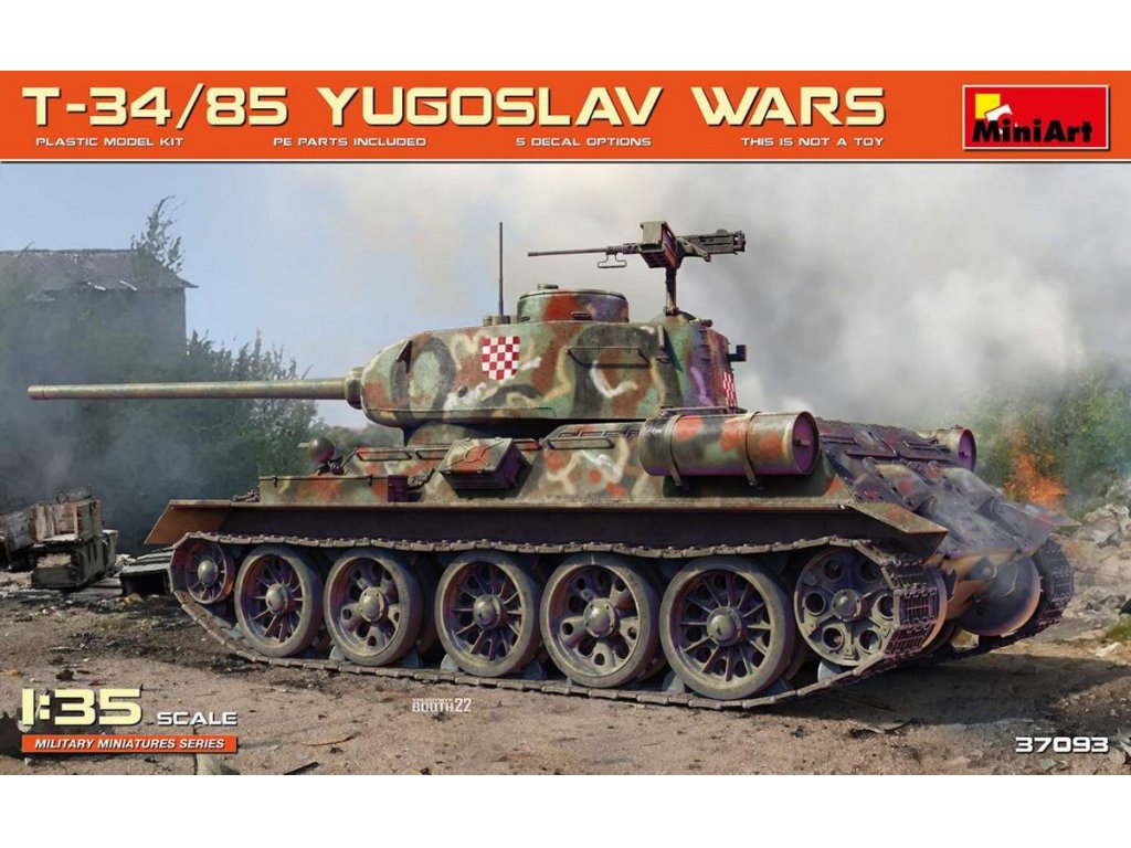 MINIART 1/35 T34/85 Yugoslav Wars