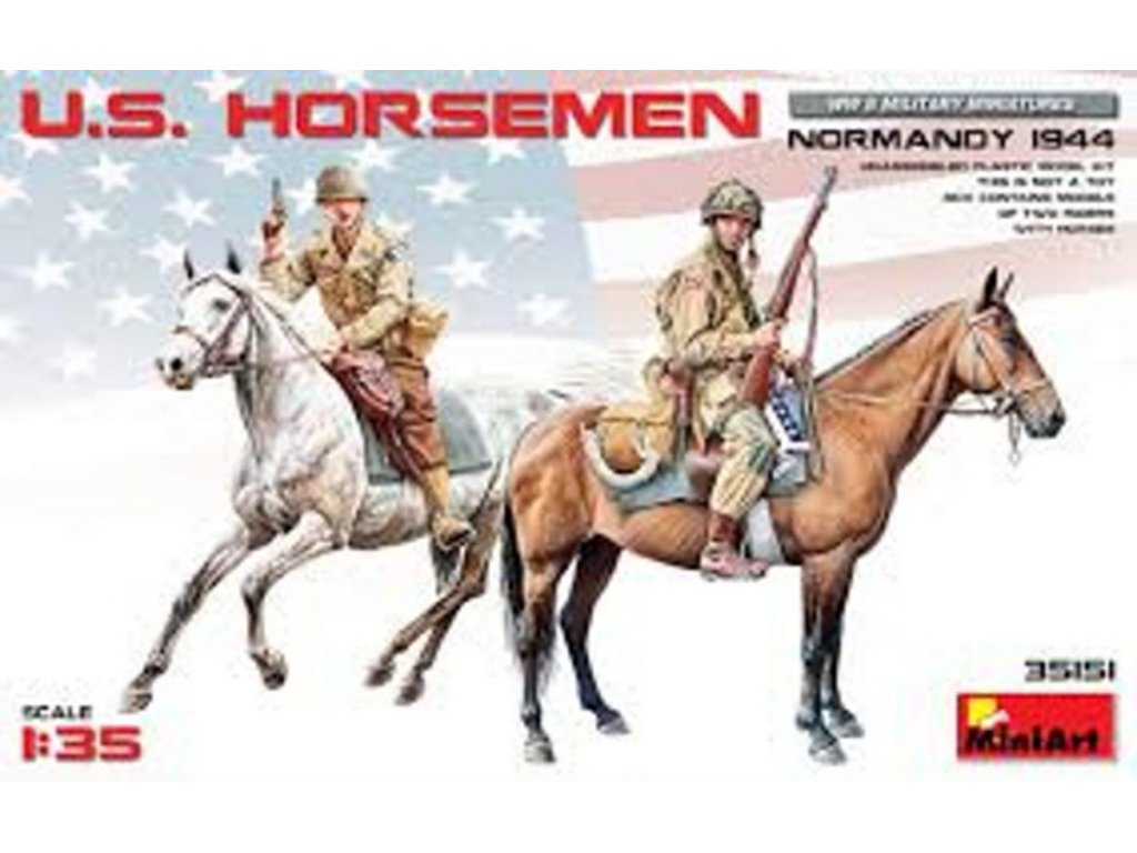 MINIART 1/35 U.S Horsemen, Normandy 1944