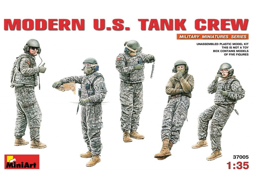 MINIART 1/35 U.S Modern Tank Crew