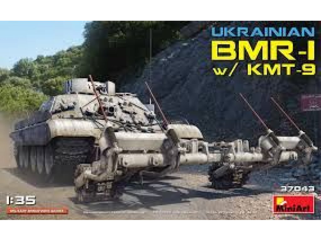 MINIART 1/35 Ukrainian BMR-1 w/KMT-9