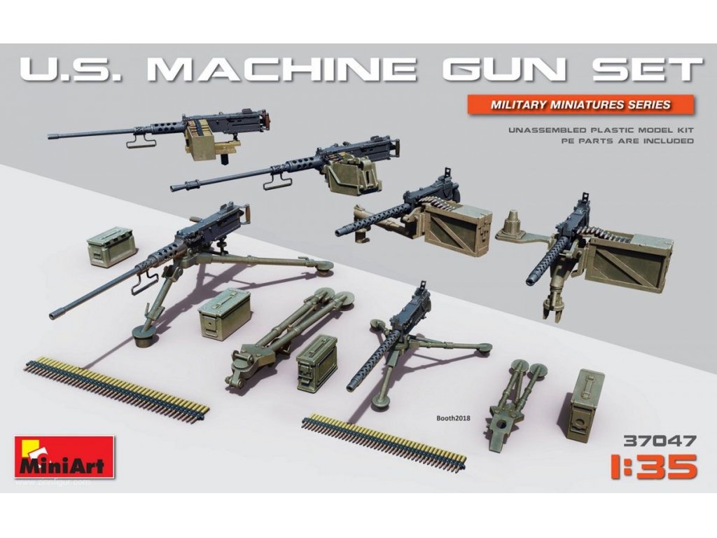 MINIART 1/35 US Machine Gun set