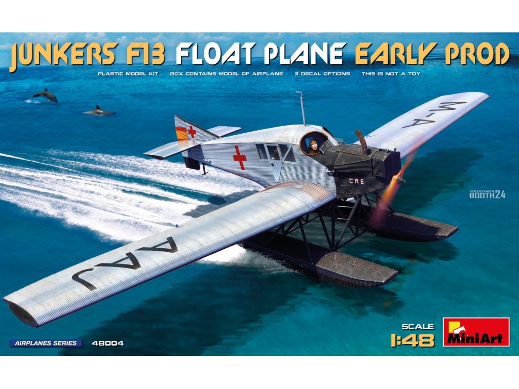 MINIART 1/48 48004 Junkers F13 Float Plane Early Prod