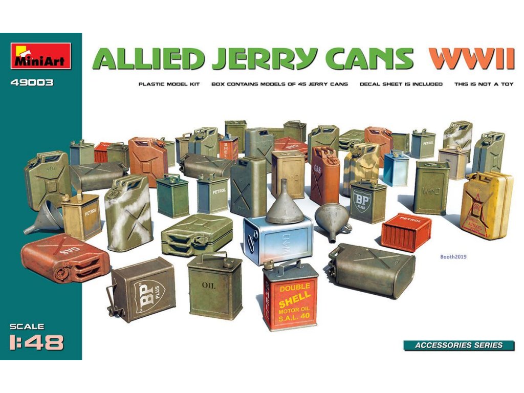 MINIART 1/48 ALLIED JERRY CANS WWII