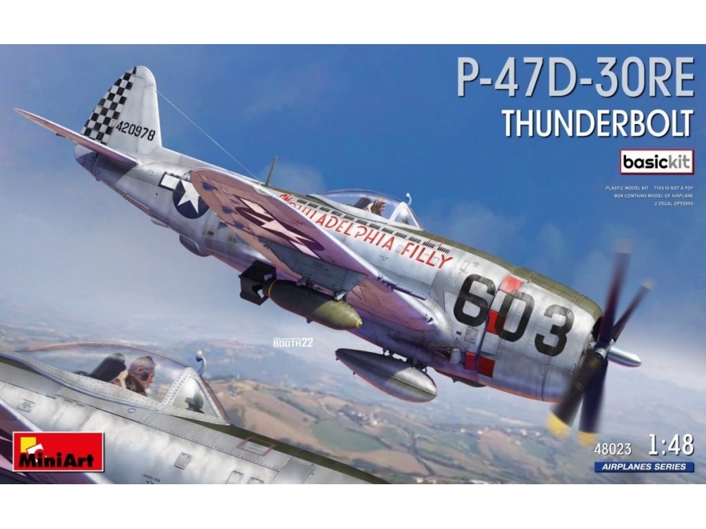 MINIART 1/48 P-47-30RE Thunderbolt Basic Kit