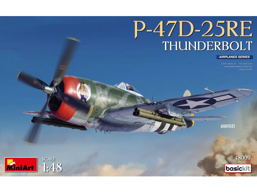 MINIART 1/48 P-47D-25RE Thunderbolt BASIC Kit