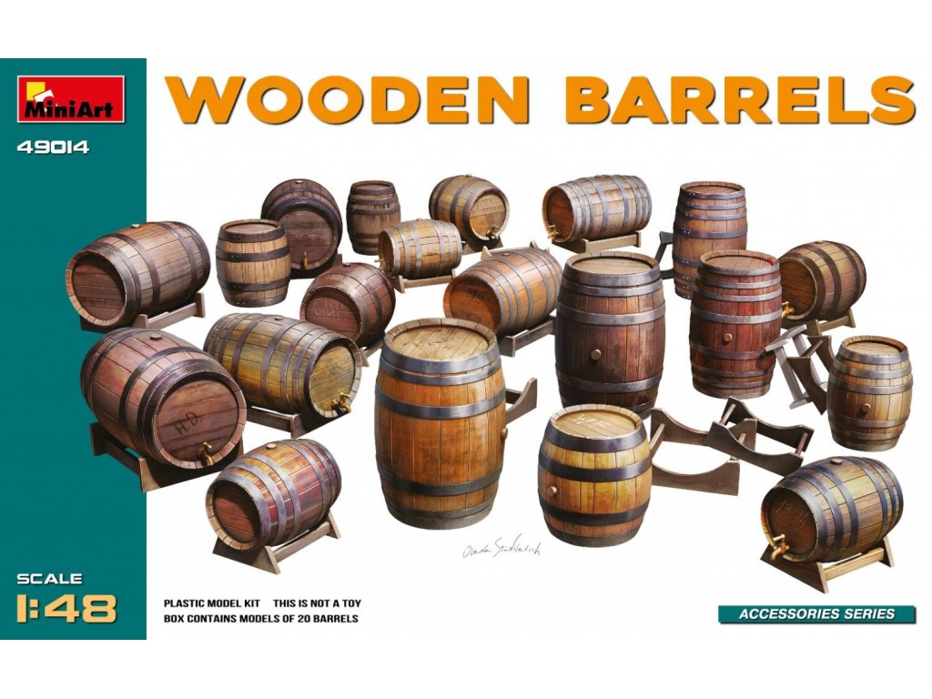 MINIART 1/48 Wooden Barrels