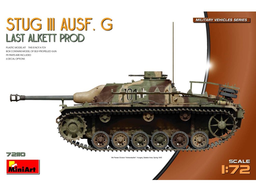 MINIART 1/72 72110 StuG III Ausf. G Last Alkett Prod.