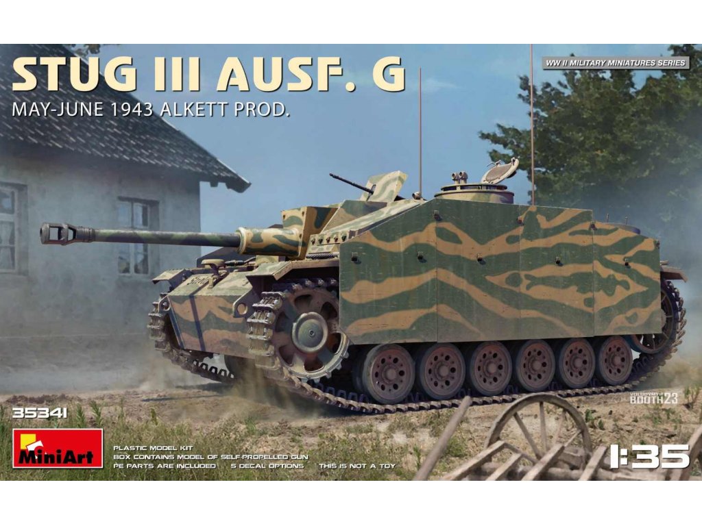 MINIART 35341 1/35 StuG III Ausf. G Alkett Prod. May-June 1943