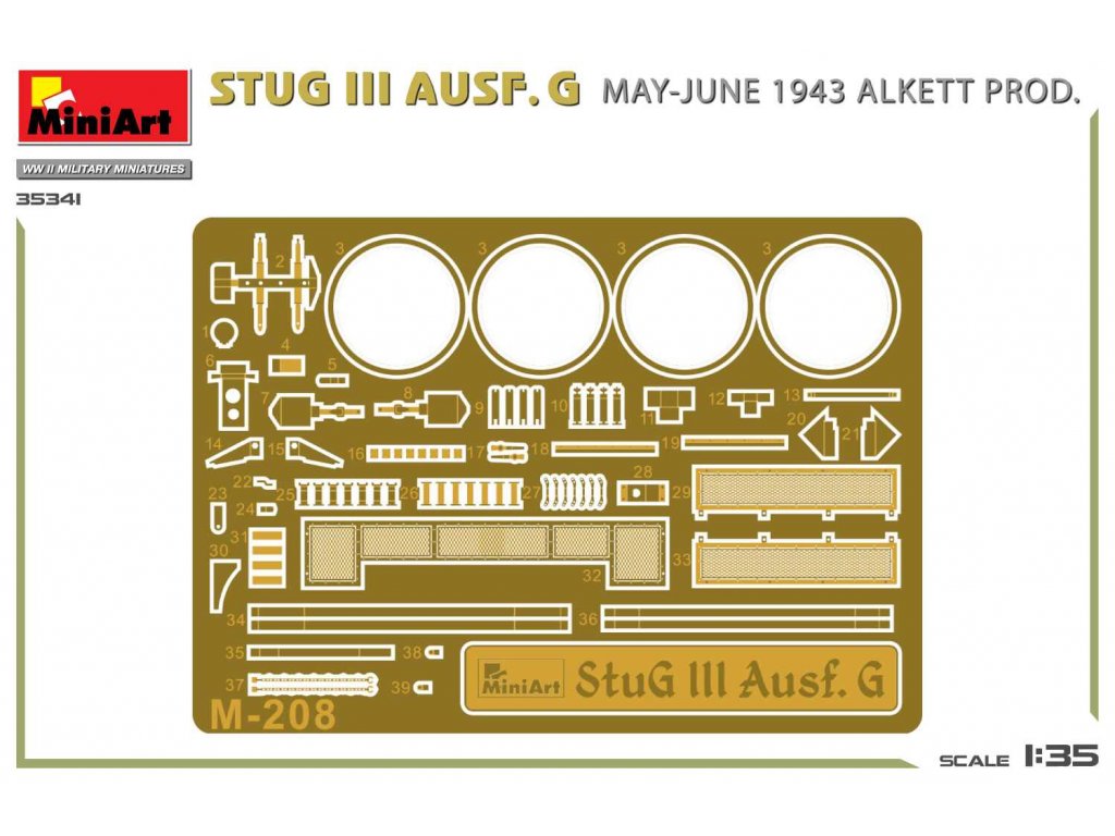 MINIART 35341 1/35 StuG III Ausf. G Alkett Prod. May-June 1943