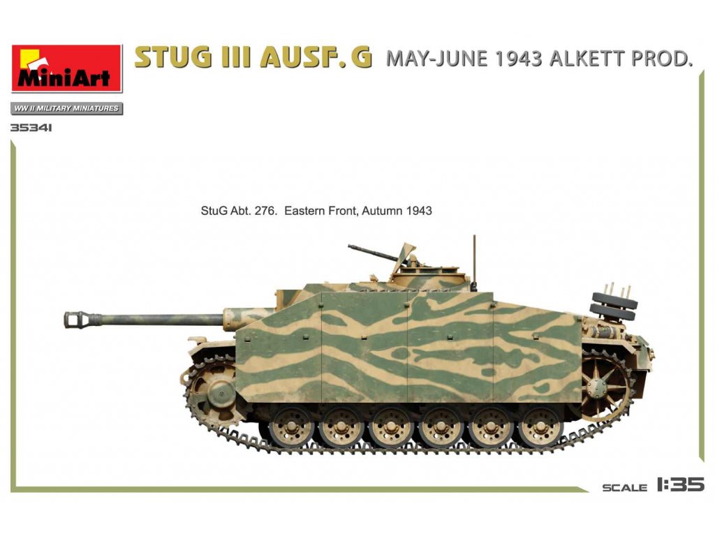 MINIART 35341 1/35 StuG III Ausf. G Alkett Prod. May-June 1943