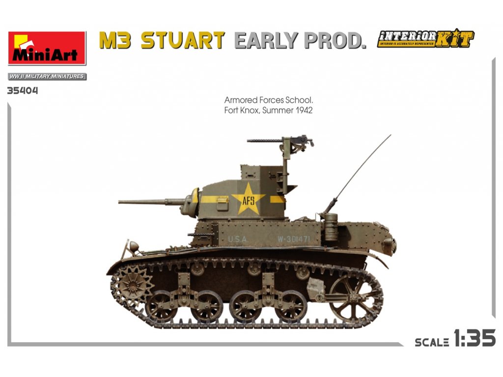 MINIART 35404 1/35 M3 Stuart Early Prod.