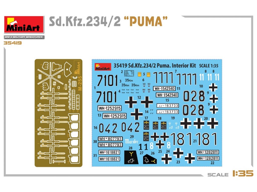 MINIART 35419 1/35 Sd.Kfz.234/2 Puma