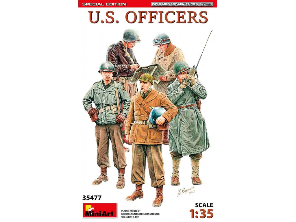 MINIART 35477 1/35 U.S. Officers Special Edition