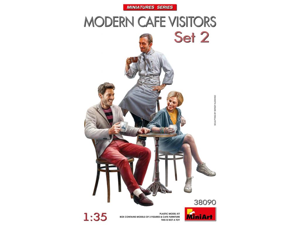 MINIART 38090 1/35 Modern Cafe Visitors Set 2