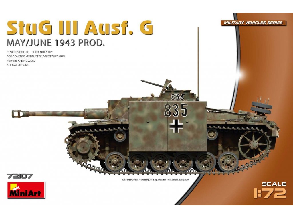 MINIART 72107 1/72 StuG III Ausf. G May/June 1943 Prod.