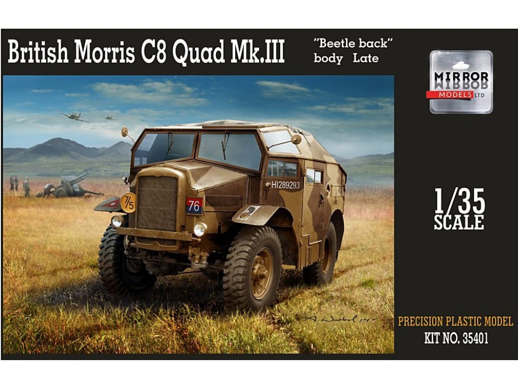 MIRROR MODEL 1/35 Morris C8 Quad Mk.III Late