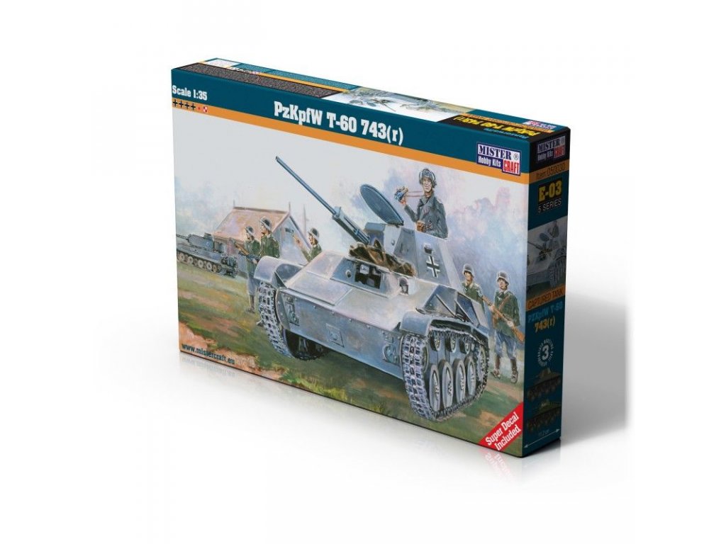 MISTERCRAFT 1/35 PzKpfw T-60 743(r)