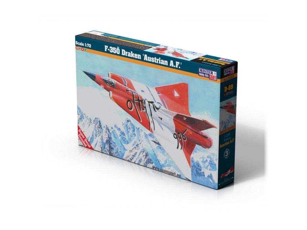 MISTERCRAFT 1/72 J-35O Draken Austrian AF