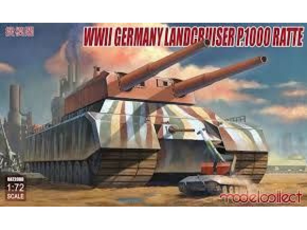 MODELCOLLECT 1/72 Ger. Landcruiser P.1000 Ratte