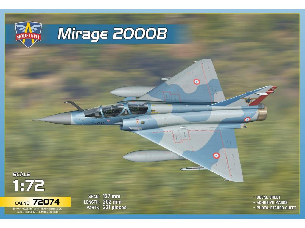 MODELSVIT 1/72 72074 Mirage 2000B