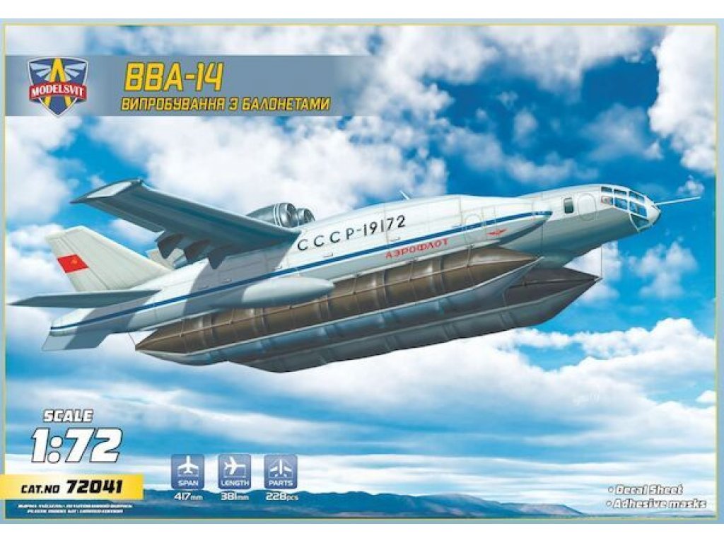 MODELSVIT 1/72 Bartini Beriev VVA-14 w/ponton