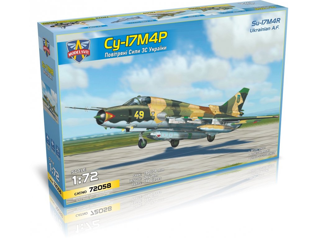 MODELSVIT 72058 1/72 Su-17M4R Fitter Ukrainian Air Force