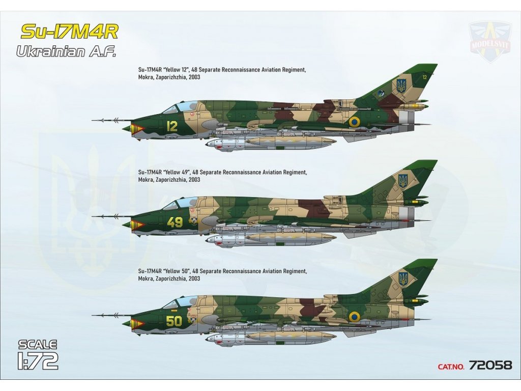 MODELSVIT 72058 1/72 Su-17M4R Ukrainian Air Force