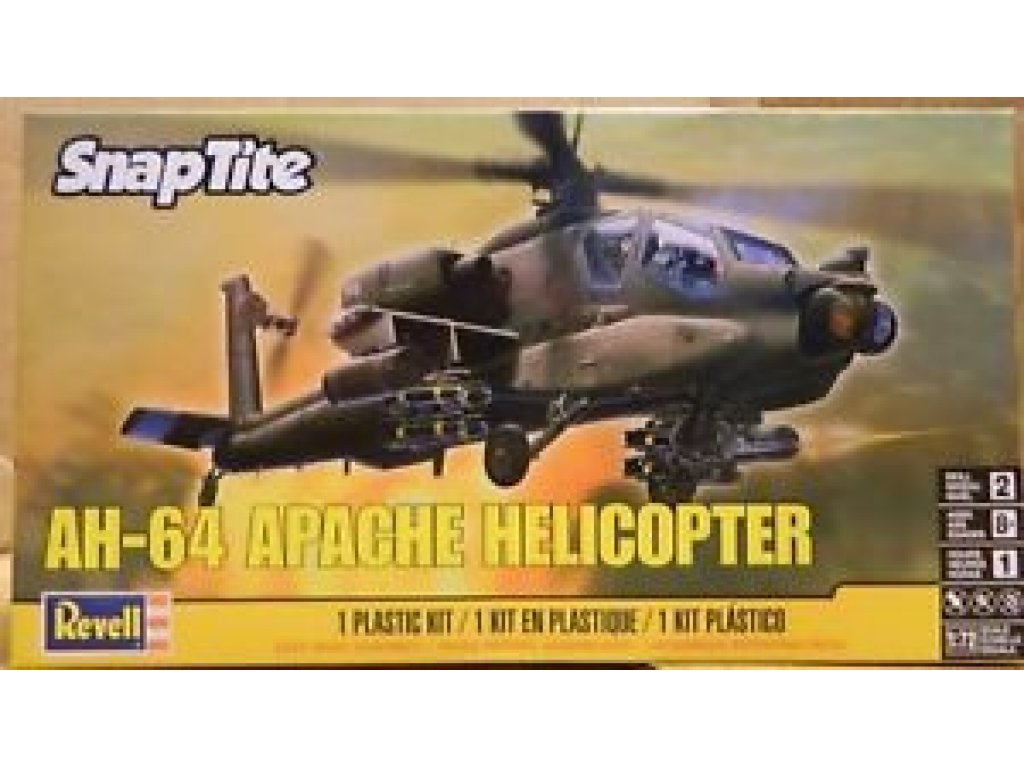 MONOGRAM 1/72 AH-64 Apache Snaptite kit