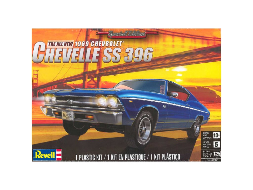 MONOGRAM 4492 1969 Chevrolet Chevelle SS 396 Special Edition 1/25