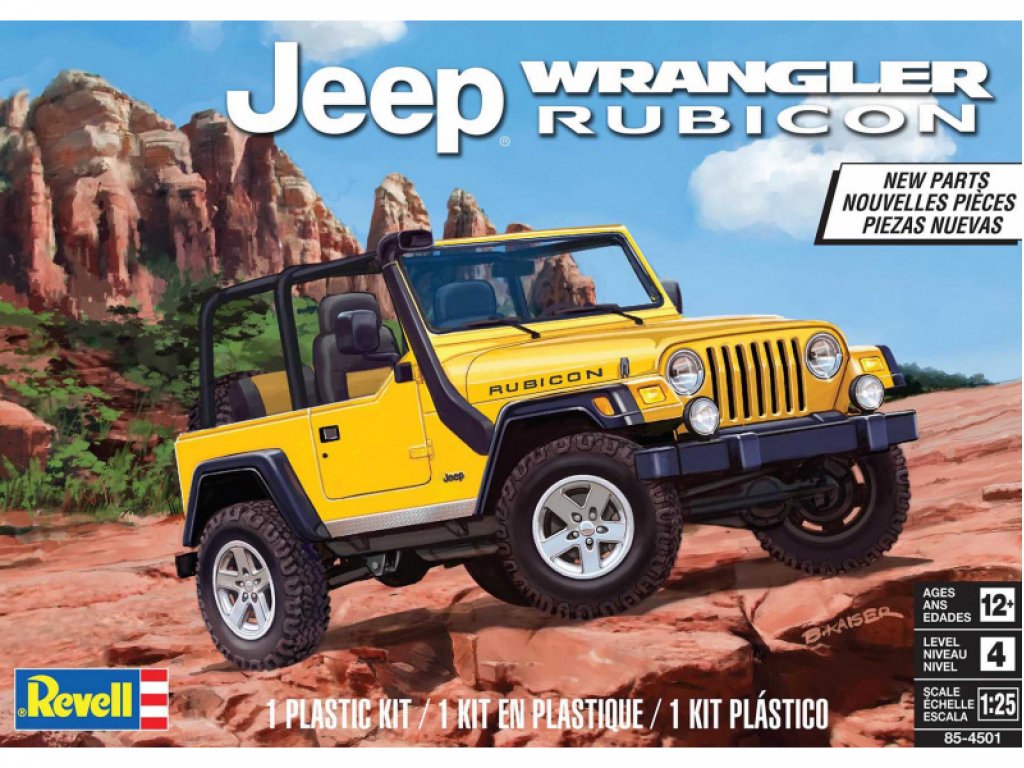 MONOGRAM 4501 Jeep Wrangler Rubicon 1/25