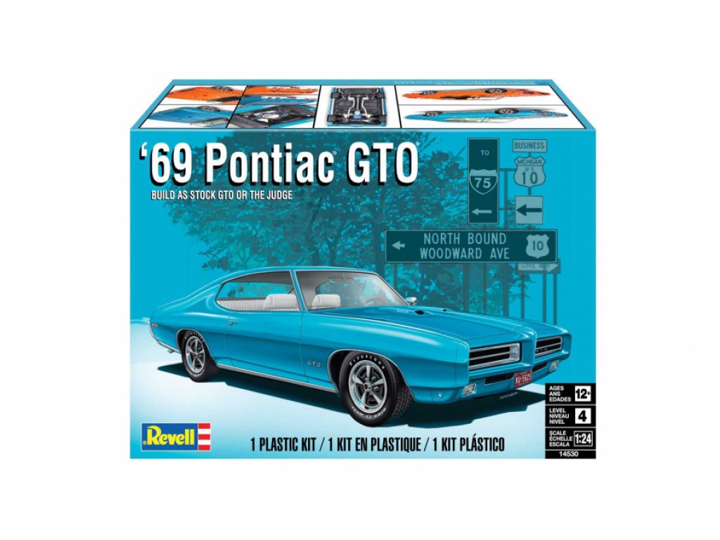 MONOGRAM 4530 '69 Pontiac GTO The Judge 1/24