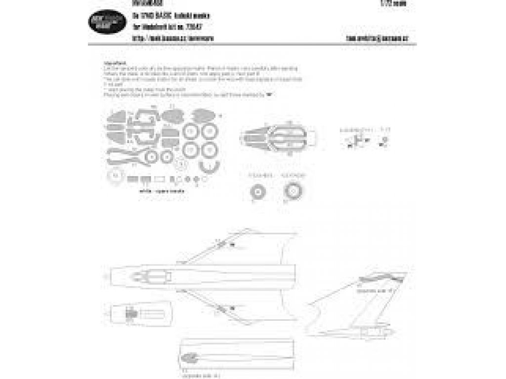 NEW WARE 1/72 Mask Su-17M3 BASIC for MSVIT 72047