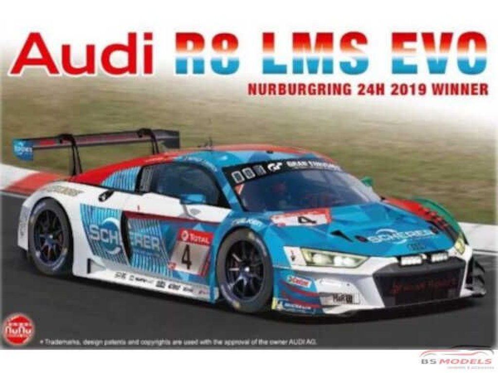 NUNU 1/24 Audi R8 LMS EVO 24h Nurburgring 2019 Winner