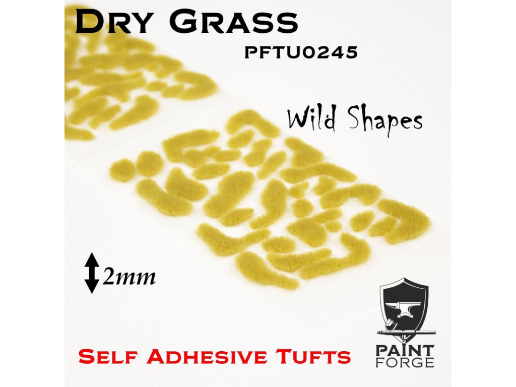 PAINT FORGE PFTU0245 Dry Grass Wild Shapes 2 mm
