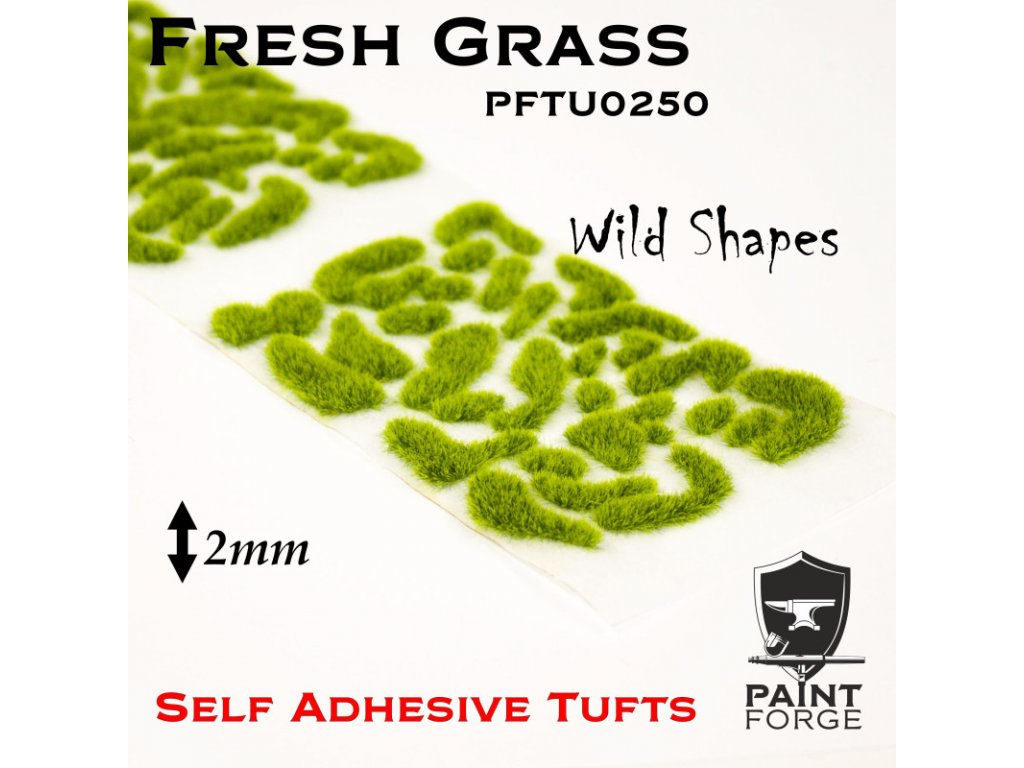 PAINT FORGE PFTU0250 Fresh Grass Wild Shapes 2 mm