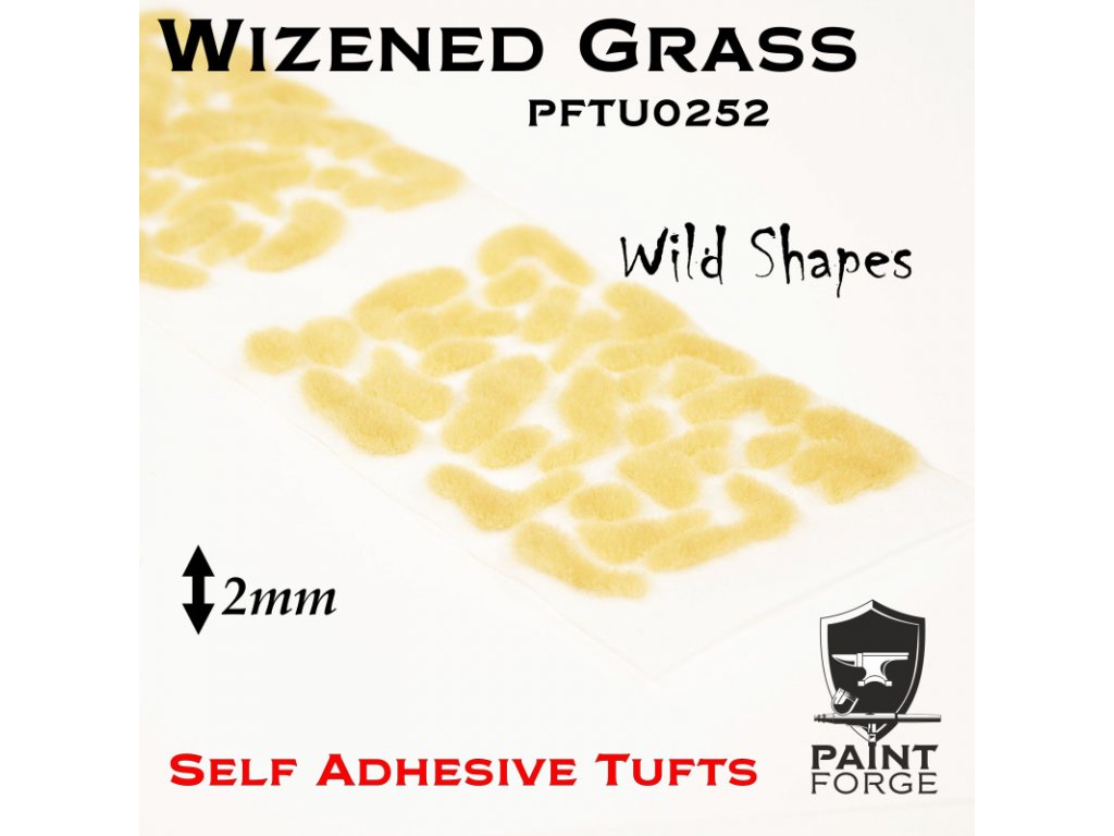 PAINT FORGE PFTU0252 Wizened Grass Wild Shapes 2 mm