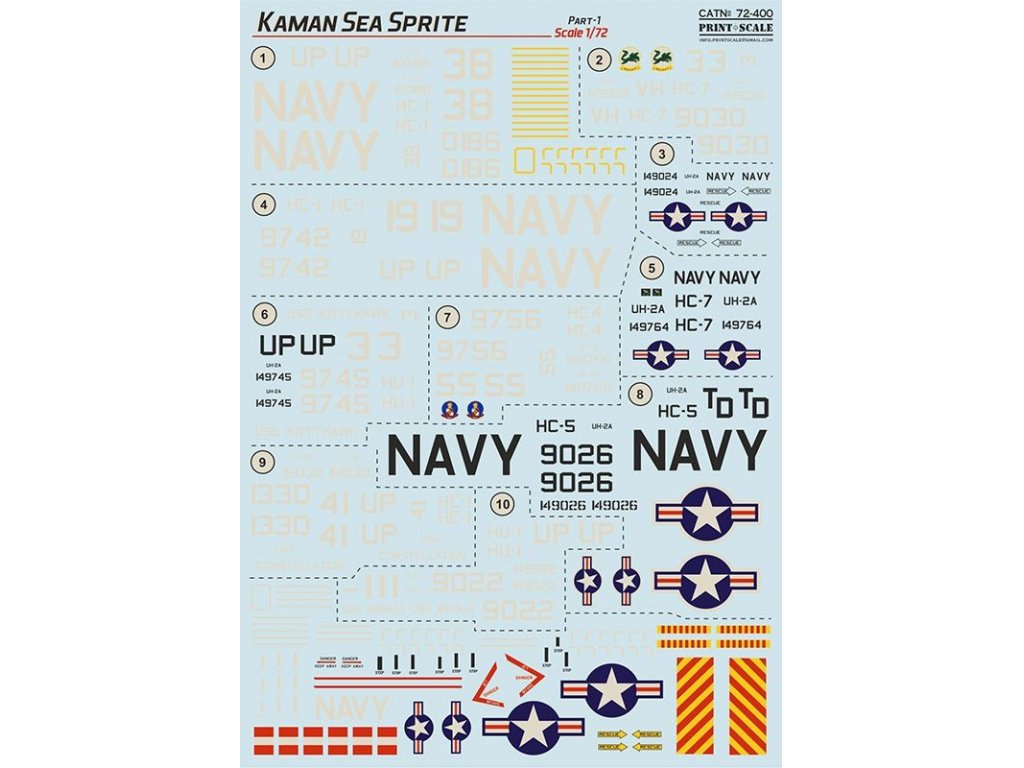 PRINTSCALE 1/72 Kaman Sea Sprite  Pt. 1