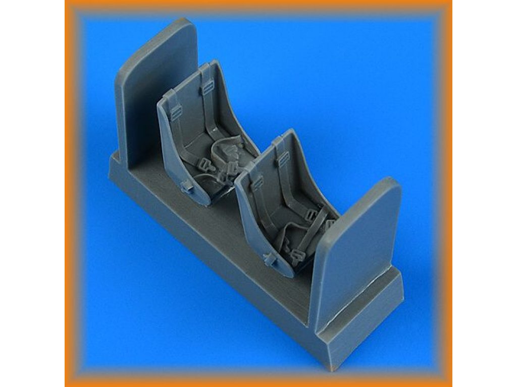 QUICKBOOST 1/48 Fokker G-1 seat with seatbelts for MIKROMIR